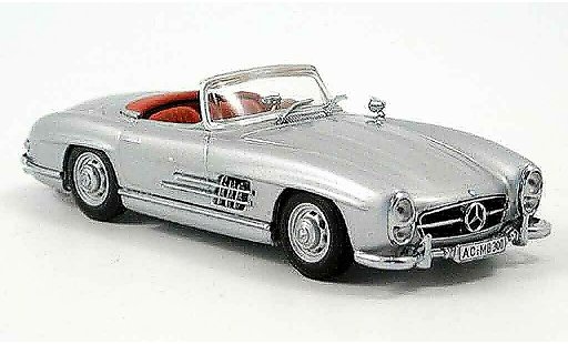 Mercedes 300 Roadster 1/43 Minichamps gris metallisee 1959 coche miniatura