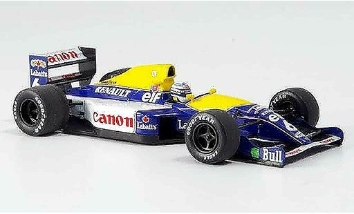 Renault F1 1991 1/43 Minichamps williams fw14 patrese coche miniatura