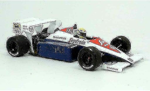 Toleman HART TG184 1/18 Minichamps a.senna coche miniatura
