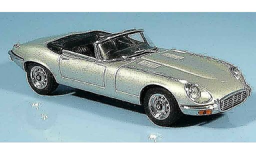 Jaguar E-Type Cabriolet 1/43 Autoart serie iii gris metallisee coche miniatura