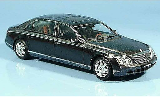 Maybach 62 LWB 1/43 Autoart gris negro coche miniatura