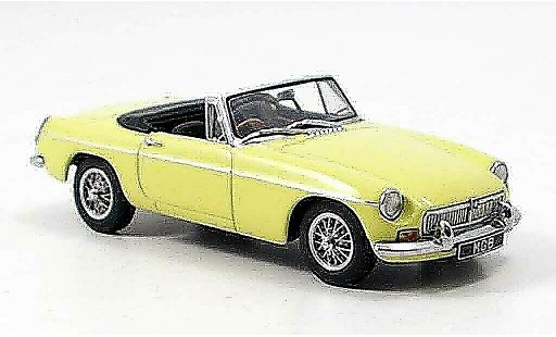 MG B Roadster 1/43 Autoart MK II amarillo coche miniatura