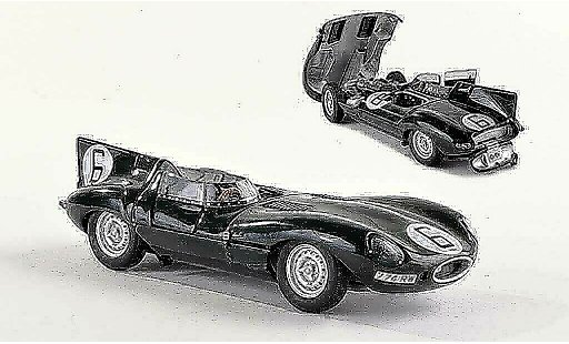 Jaguar D-Type 1955 1/18 Autoart No.6 Hawthorn/Bueb 24h Le Mans coche miniatura