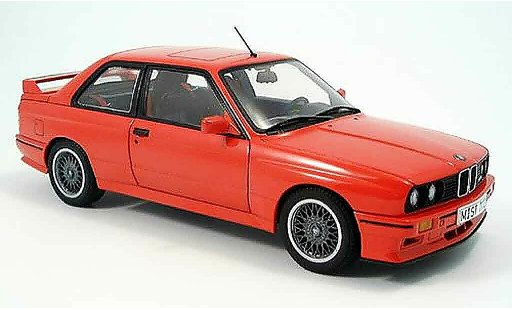 Bmw M3 coupe 1/18 Autoart E30 rojo coche miniatura