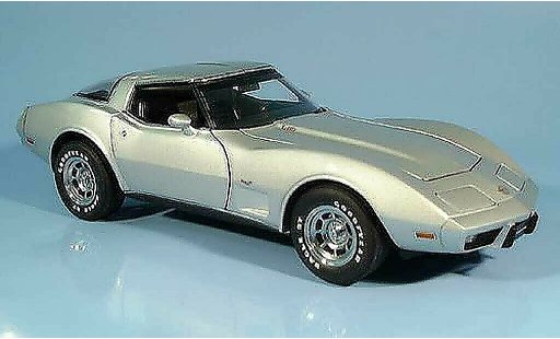 Chevrolet Corvette Coupe 1/18 Autoart C3 25th anniv gris 1978 coche miniatura