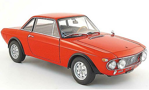 Lancia Fulvia HF 1/18 Autoart 1.6 fanalone rojo coche miniatura