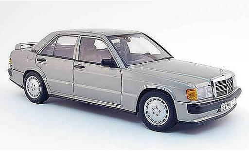 Mercedes 190 Base 1/18 Autoart 2.3-16v gris 1983 coche miniatura