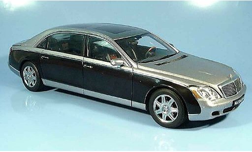 Maybach 62 LWB 1/18 Autoart gris /negro coche miniatura