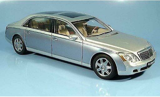 Maybach 62 LWB 1/18 Autoart gris/azul coche miniatura