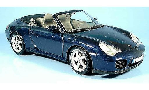 Porsche 911 4S 1/18 Maisto Descapotable azul 2003 coche miniatura
