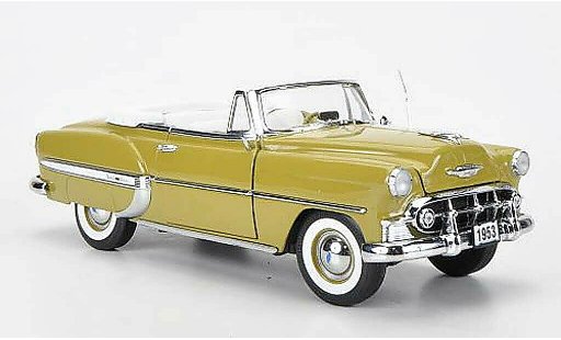 Chevrolet Bel Air Convertible 1/18 Sun Star 1953 Descapotable oliv coche miniatura