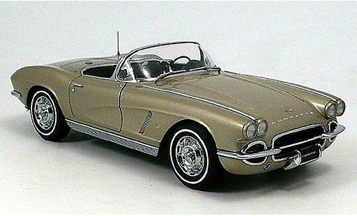Chevrolet Corvette Convertible 1/18 Autoart C1 beige millenium edition 1962 coche miniatura