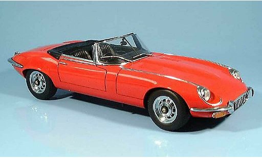 Jaguar E-Type 1971 1/18 Autoart cabriolet rojo series iii coche miniatura