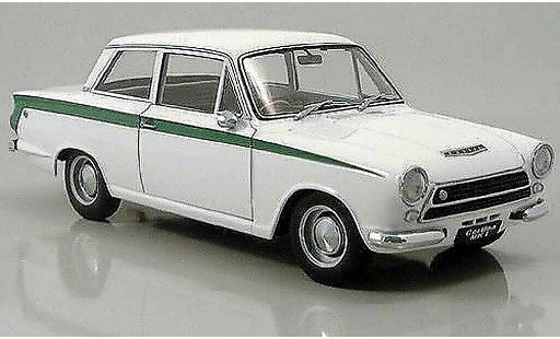 Lotus Cortina MkI 1/18 Autoart mk i blanco coche miniatura