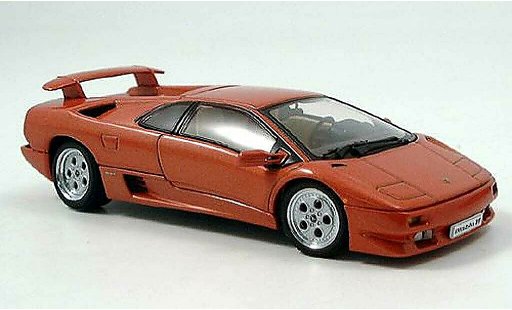 Lamborghini Diablo VT 1/43 Autoart Coupe met. rojo coche miniatura