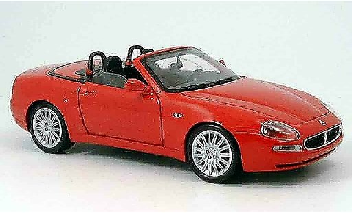 Maserati GT Spyder Base 1/18 Burago rojo 2003 coche miniatura