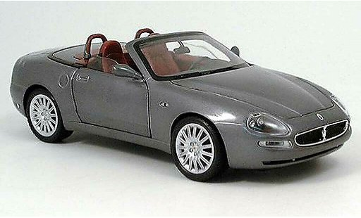 Maserati GT Spyder Base 1/18 Burago gris 2003 coche miniatura