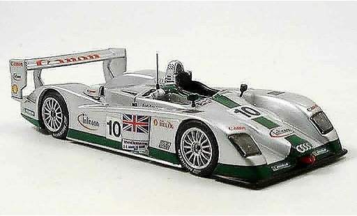 Audi R8 LMP course 1/43 IXO 2003 LM Biela McCarthy Salo No. 10 coche miniatura