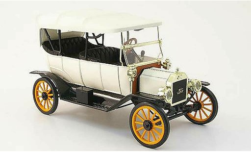 Ford Model T Touring 1/18 Eagle blanco/negro 1913 coche miniatura