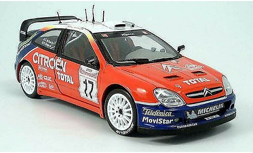 Citroen Xsara WRC 2003 1/43 Sun Star No.17 Total Rally Monte Carlo C.McRae/D.Ringer coche miniatura