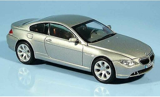 Bmw 635 coupe 1/43 Kyosho E63 d gris metallisee 2003 coche miniatura