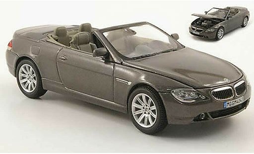 Bmw 630 E64 1/43 Kyosho Descapotable verde-gris 2004 coche miniatura