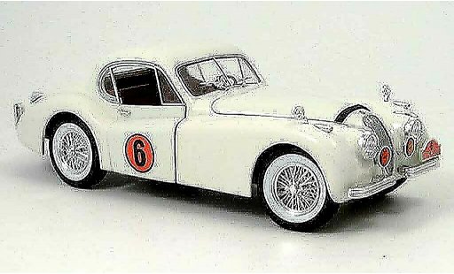 Jaguar XK 120 1/18 Signature racing blanco 1949 coche miniatura