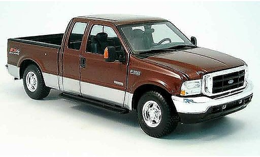 Ford F-350 Pickup 1/18 Maisto rojo/gris 2004 coche miniatura