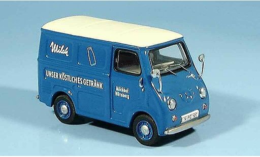 Goggomobil TL Kastenwagen 1/43 Premium Cls 250 furgoneta Milchhof azul coche miniatura