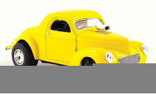 Willys Coupe 1941 1/43 Eagle Hot Rod amarillo coche miniatura