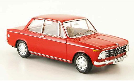 Bmw 2002 tii 1/43 Trofeu rojo 1981 coche miniatura