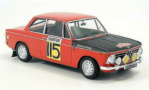 Bmw 2002 ti 1/43 Trofeu Monte Carlo Slotemaker-Geest 1969 coche miniatura