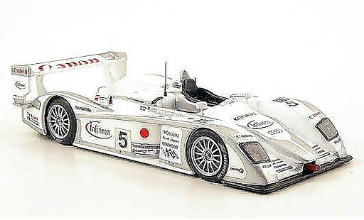 Audi R8 lms 1/43 IXO No.5 Team Sport Japan 24h Le Mans 2003 coche miniatura