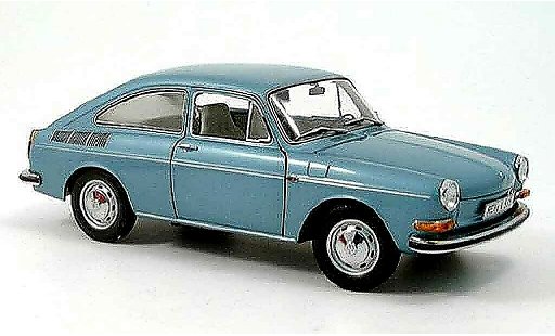 Volkswagen 1600 Base 1/18 Minichamps turquesa 1970 coche miniatura