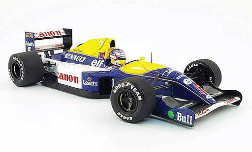 Renault F1 1991 1/18 Minichamps williams fw 14 mansell coche miniatura