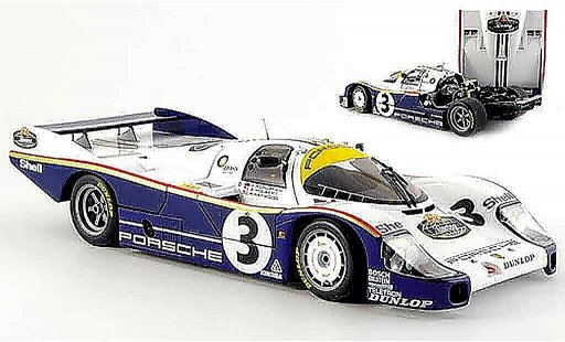 Porsche 956 1983 1/18 Minichamps l no.3 ganador 24h le mans coche miniatura