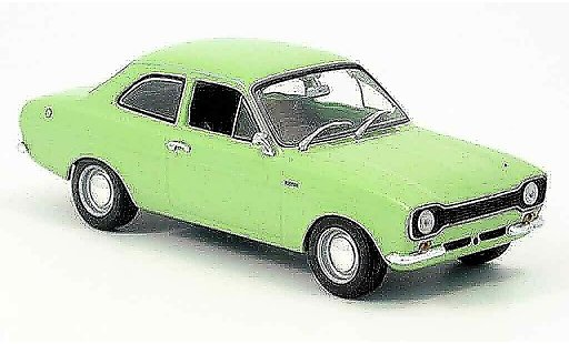 Ford Escort RS 1600 1/43 Minichamps verde 1971 MK1 coche miniatura