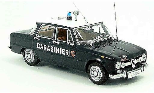 Alfa Romeo Giulia Berlina 1/43 Minichamps carabinieri italienische police 1970 coche miniatura