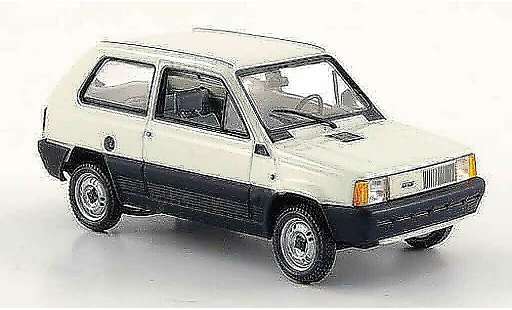 Fiat Panda Base 1/43 Minichamps blanco 1980 coche miniatura