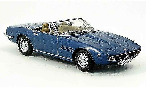 Maserati Ghibli spyder 1/43 Minichamps azul 1969 coche miniatura