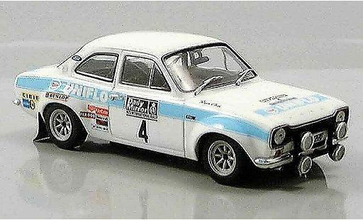 Ford Escort RS 1600 1/43 Minichamps RAC Clark Mason ganador 1972 MK1 coche miniatura