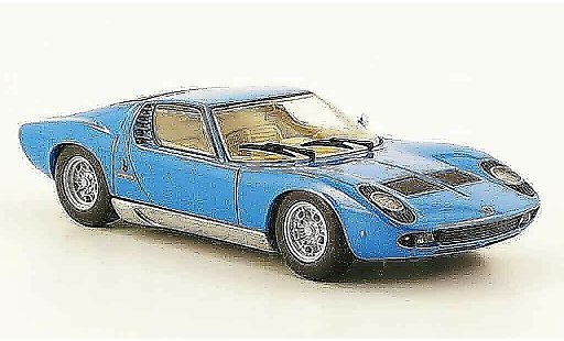 Lamborghini Miura Base 1/43 Minichamps azul 1966 coche miniatura