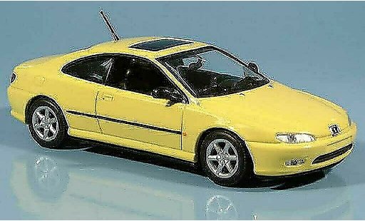 Peugeot 406 Coupe 1/43 Minichamps amarillo 1996 coche miniatura