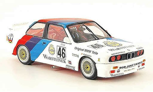 Bmw M3 course 1/43 Minichamps E30 No.46 Ravalgia Pirro WTC Calder 1987 coche miniatura