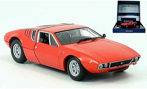De Tomaso Mangusta Coupe 1/43 Minichamps rojo motorhaube zum offnen 1969 coche miniatura