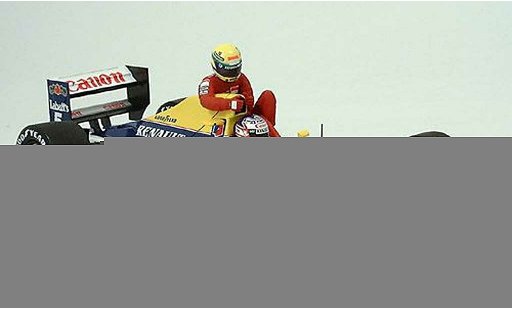 Renault F1 1991 1/18 Minichamps williams fw 14 mansell-senna gp gb coche miniatura