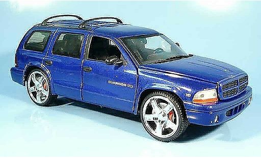 Dodge Durango SUV 1/18 Ertl azul coche miniatura