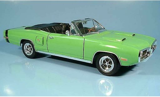 Dodge Coronet 1970 1/18 Yat Ming R/T verde coche miniatura