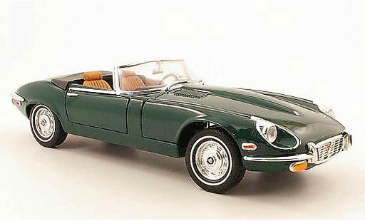 Jaguar E-Type 1971 1/18 Yat Ming verde coche miniatura