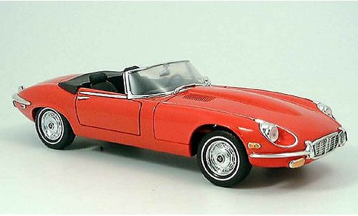 Jaguar E-Type 1971 1/18 Yat Ming rojo coche miniatura